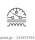 timer relay switch line icon vector element design template 131973703