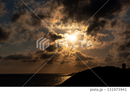 静岡県御前崎市御前崎　太平洋の風景 131973941