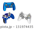 ゲームパッドのイラスト3種 131974435