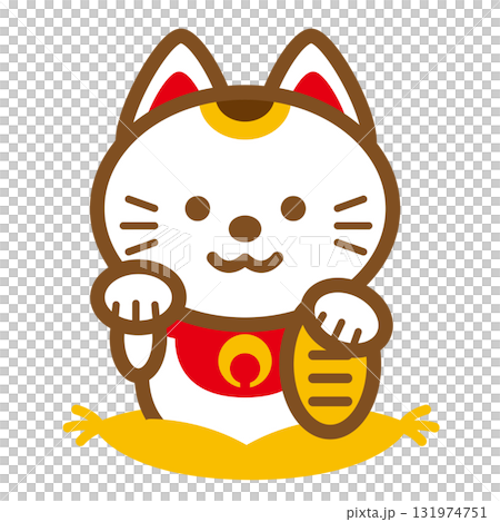 正面招財貓 正面招財貓 131974751