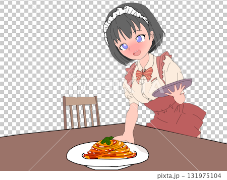 Waitress - High school girl part-time job 131975104