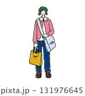 ベレー帽を被ったかわいい女性 131976645