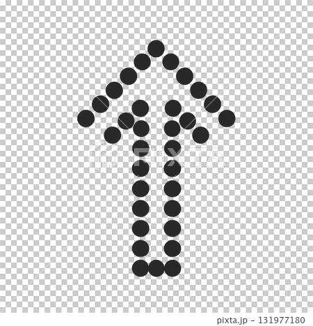 Simple black arrow icon, monotone black arrow mark, stylish black direction sign 131977180