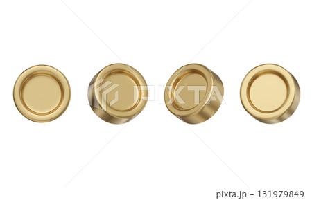 cartoon style gold coin 3D graphic cartoon style gold coin 3D graphic 131979849
