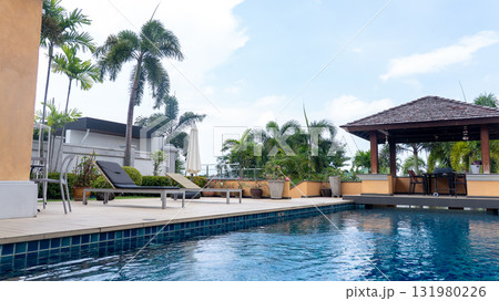 東南アジアのプール付きヴィラ 131980226