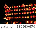 本宮市の秋に開催される提灯の灯りが彩る祭り 131980670
