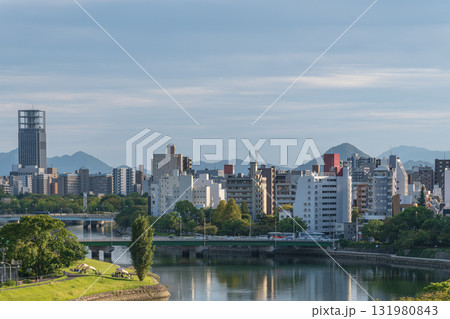 川のある風景 131980843