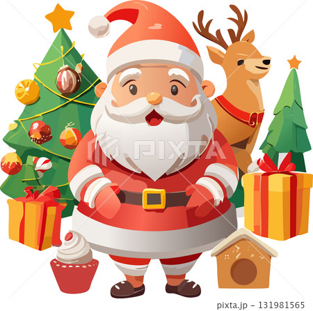 クリスマスのイメージ・アイテム（ベクター,ベクトル） 131981565