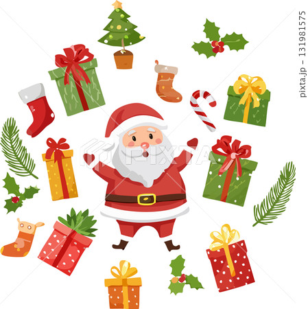 クリスマスのイメージ・アイテム（ベクター,ベクトル） 131981575
