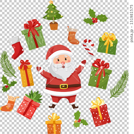 クリスマスのイメージ・アイテム（ベクター,ベクトル） 131981575