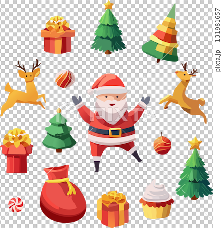 聖誕節圖像項目(向量,向量) 聖誕節圖像項目(向量,向量) 131981657