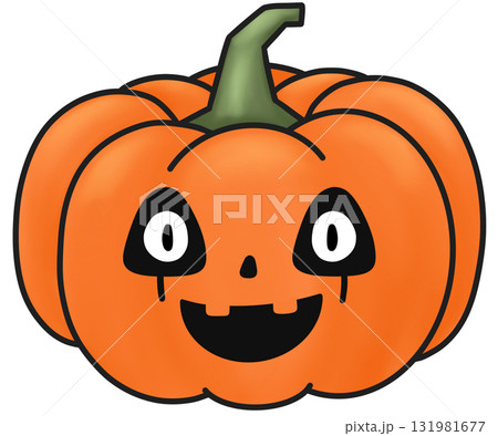 Cute Pumpkin Character Halloween Cartoon 131981677