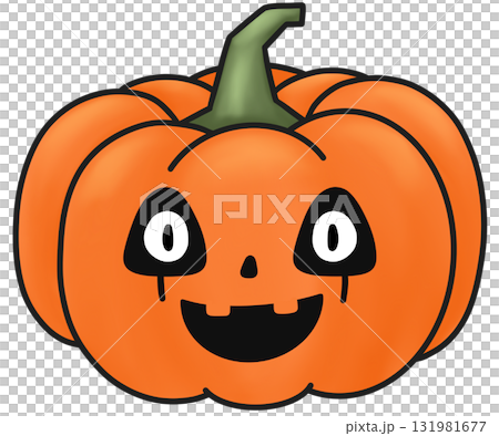Cute Pumpkin Character Halloween Cartoon 131981677