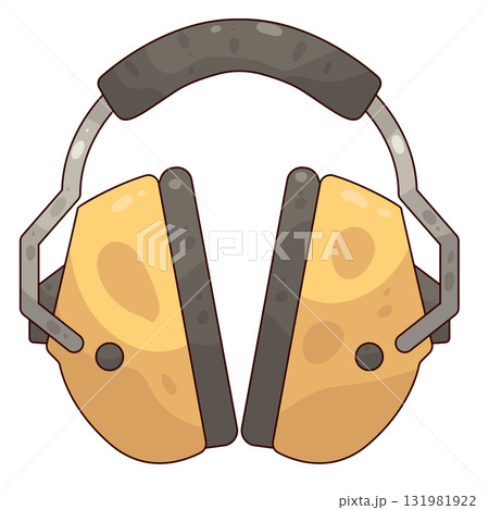 illustration of Ear Protection illustration of Ear Protection 131981922