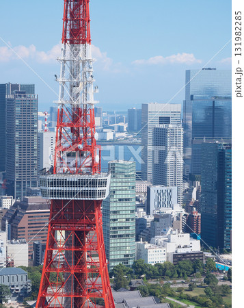 麻布台ヒルズより望む東京タワー・芝公園・芝・芝浦方面の眺望 都市景観(2025年9月) 麻布台ヒルズより望む東京タワー・芝公園・芝・芝浦方面の眺望 都市景観(2025年9月) 131982285