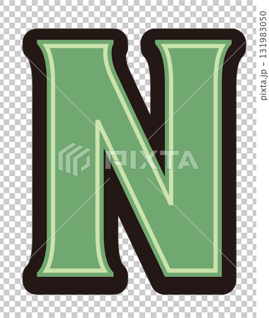 Card game rarity letter "N" normal / rarity icon material Card game rarity letter "N" normal / rarity icon material 131983050