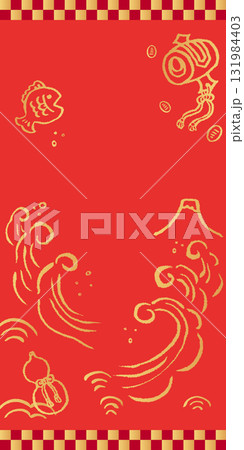 初売りの背景イラスト 131984403