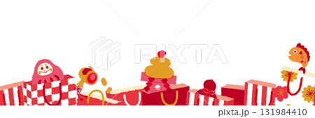 福袋の背景イラスト 131984410