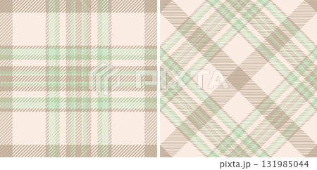 Elegant plaid patterns in calming pastel hues offer versatile design options. Use for backgrounds, textiles, crafts. A timeless, sophisticated aesthetic. 131985044