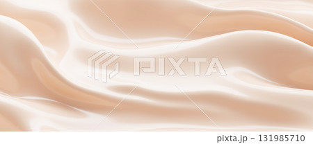 Liquid foundation cream texture background 3D render 131985710