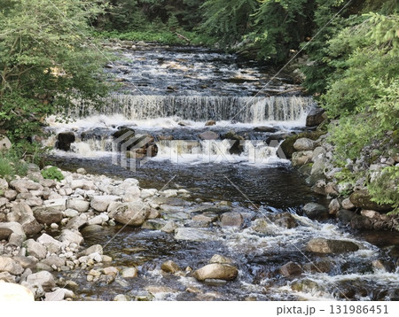 The Serene River Gracefully Flowing Through a Beautiful Natural Landscape and Beyond 131986451