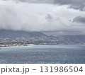 A Moody Coastal Landscape Featuring Overcast Skies That Create a Dramatic Atmosphere 131986504