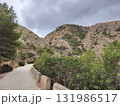 A scenic pathway winds through a breathtaking landscape, inviting nature lovers to explore 131986517