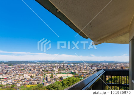 小牧山城、展望室からの眺め〈愛知県小牧市〉 131986970
