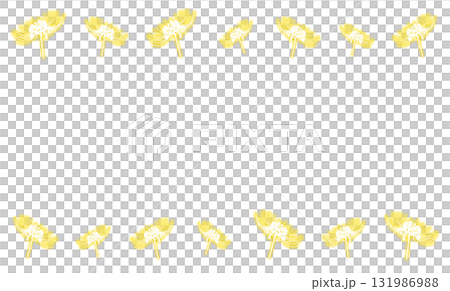 Glowing red spider lily silhouette pattern (yellow) Glowing red spider lily silhouette pattern (yellow) 131986988