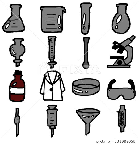 実験器具素材集 実験器具素材集 131988059