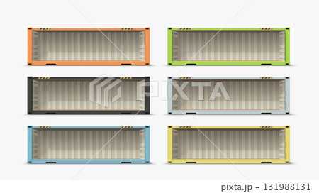 cargo containers various colors no wall set cargo containers various colors no wall set 131988131