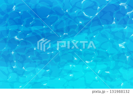 Blue water surface ripple view from top Blue water surface ripple view from top 131988132