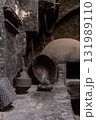 Dark stone kitchen, old style. 131989110