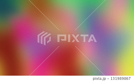 Soft Abstract Blend Of Pink Red Purple Green And Yellow Colors 131989867