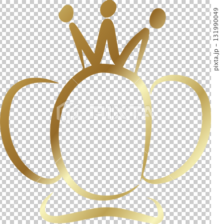 Royal crown of gold king and queen Royal crown of gold king and queen 131990049