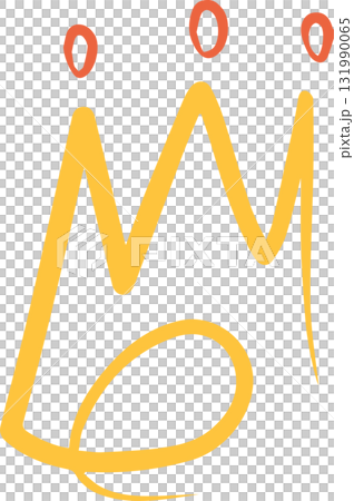 Royal crown of gold king and queen 131990065