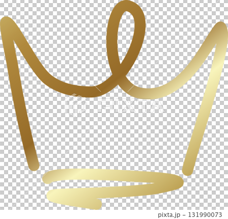 Royal crown of gold king and queen 131990073