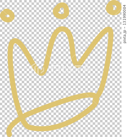 Royal crown of gold king and queen 131990084