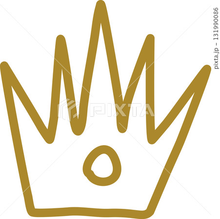 Royal crown of gold king and queen 131990086