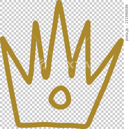 Royal crown of gold king and queen 131990086