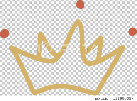 Royal crown of gold king and queen 131990087