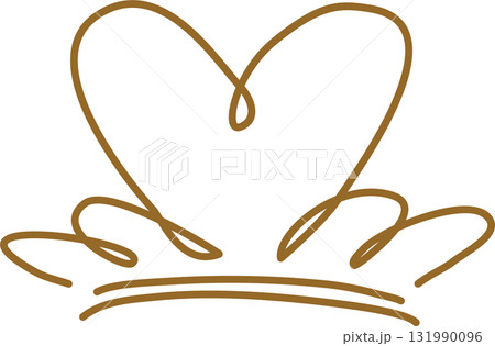Royal crown of gold king and queen Royal crown of gold king and queen 131990096