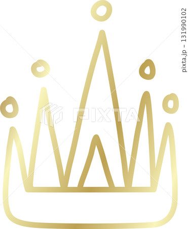 Royal crown of gold king and queen 131990102