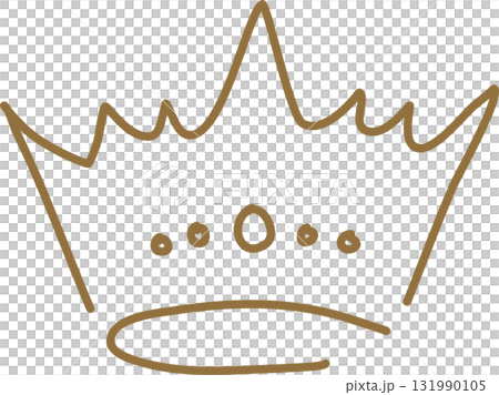 Royal crown of gold king and queen 131990105