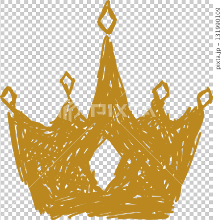 Royal crown of gold king and queen 131990109