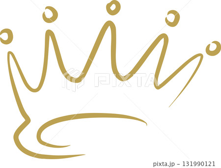 Royal crown of gold king and queen Royal crown of gold king and queen 131990121