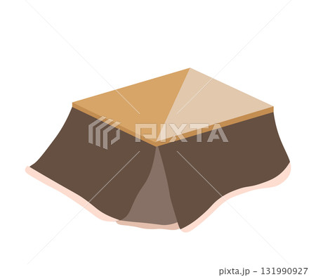 こたつ。ベクターイラスト	 131990927