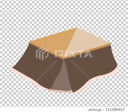 こたつ。ベクターイラスト	 131990927