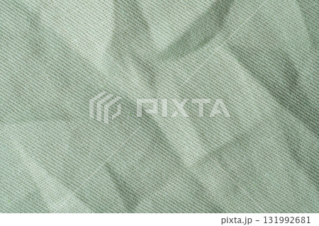 淡いグリーンの布地テクスチャ 淡いグリーンの布地テクスチャ 131992681