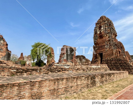 タイの世界遺産「アユタヤ」で見た遺跡群 タイの世界遺産「アユタヤ」で見た遺跡群 131992807